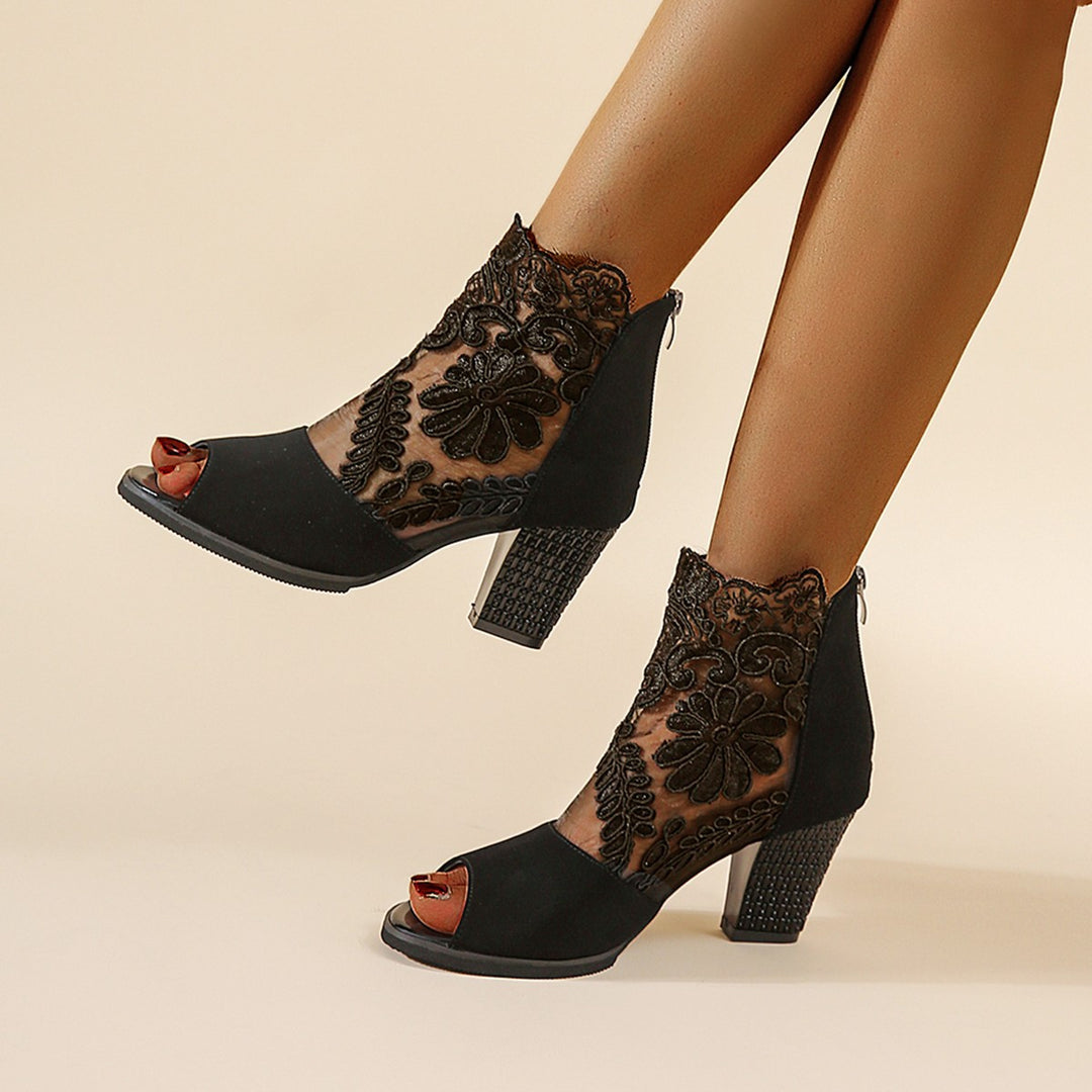 Veloria Laceform Heels