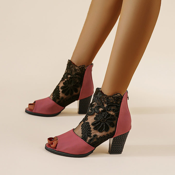 Veloria Laceform Heels