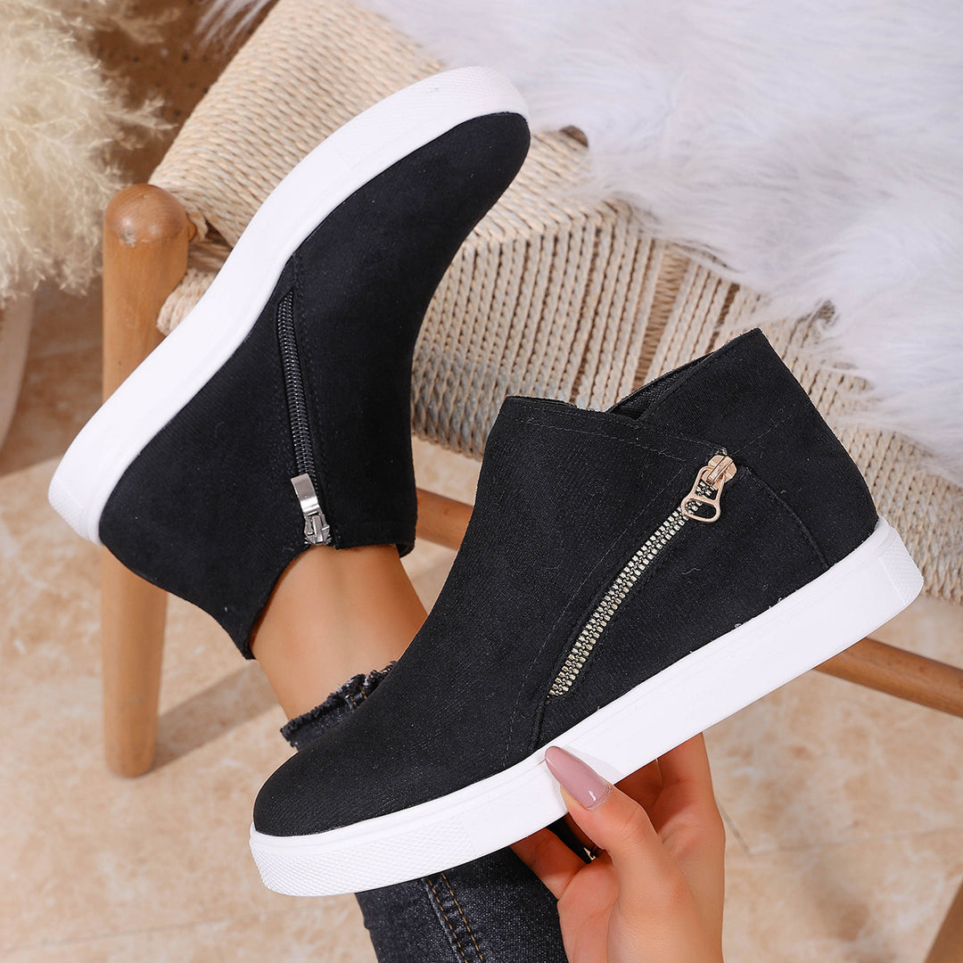 Athena Zip Sneakers