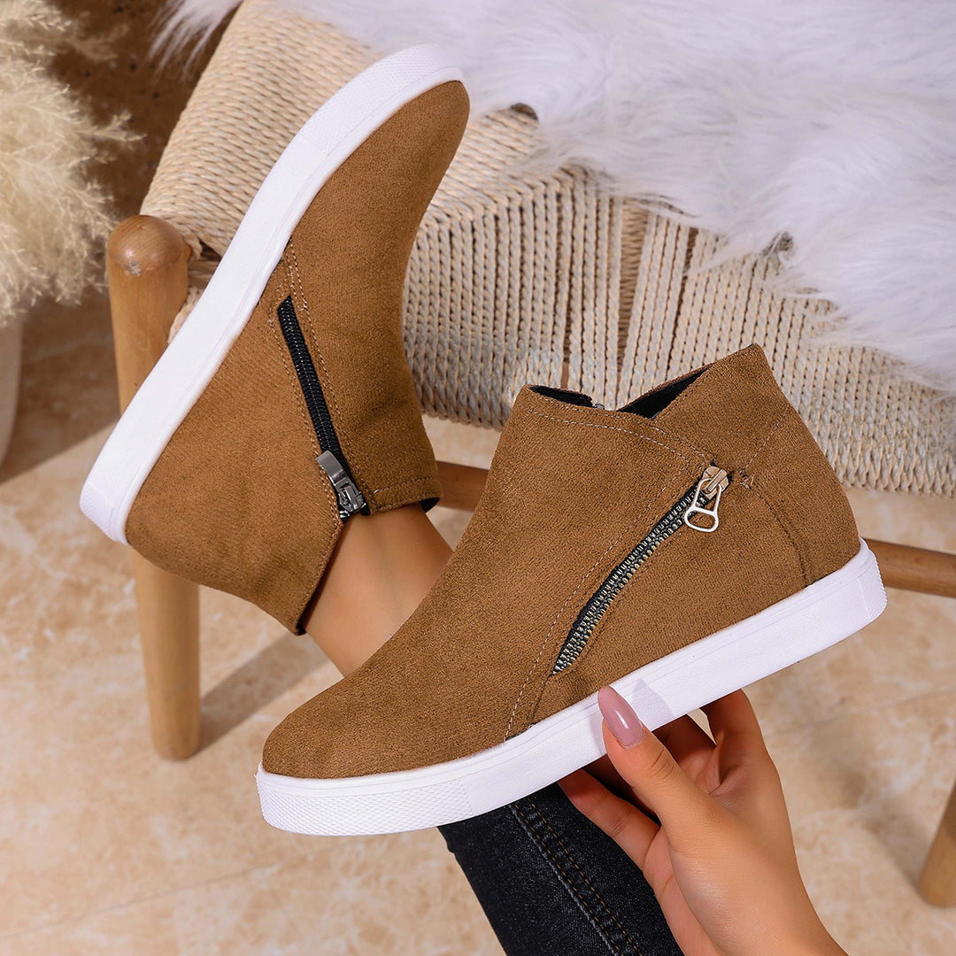 Athena Zip Sneakers