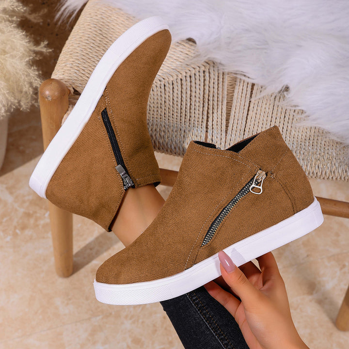Athena Zip Sneakers
