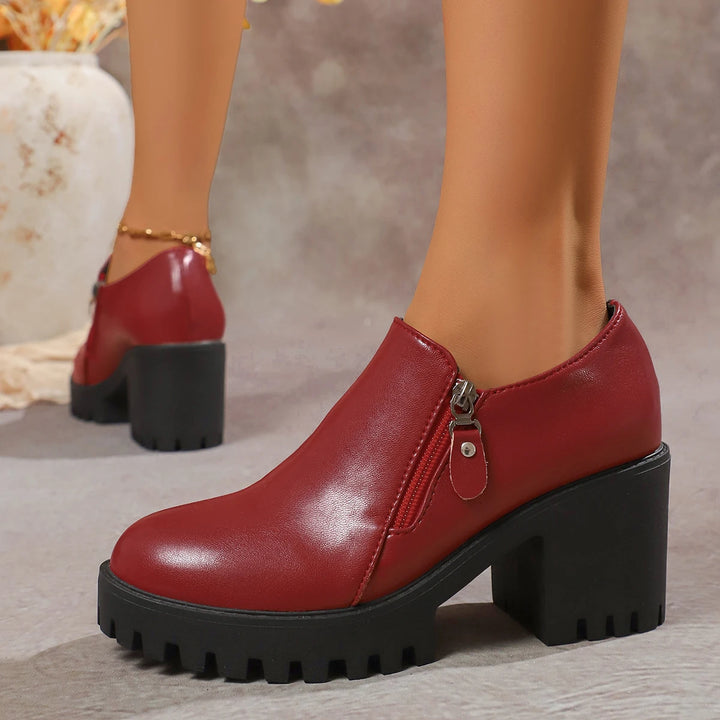 Ravella Forge Leather Heels