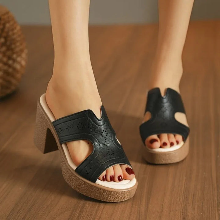 Brinley Leather Platforms