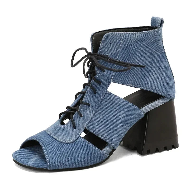 Lirienne Lace-Up Heels