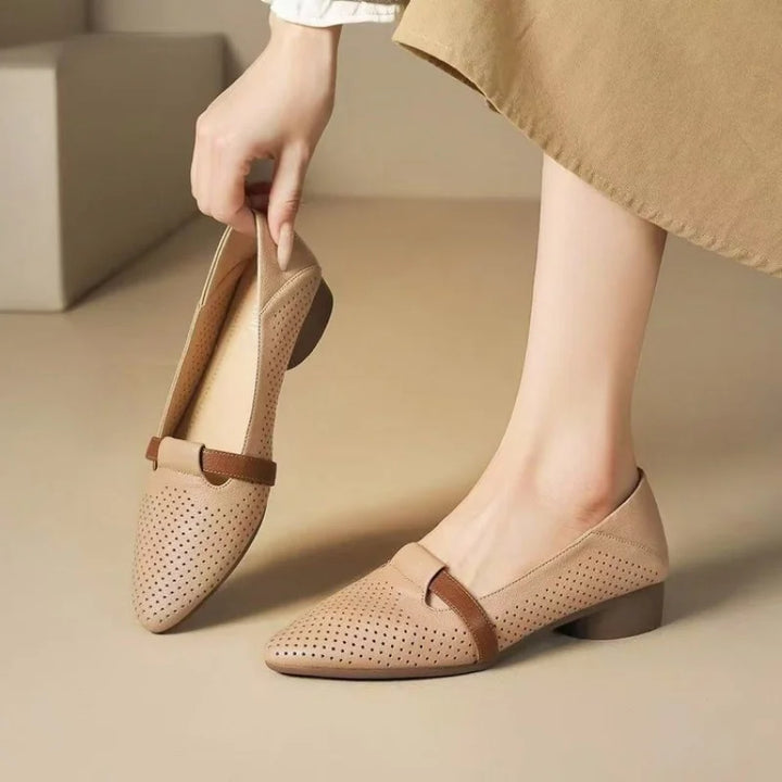 Calira Leather Heels