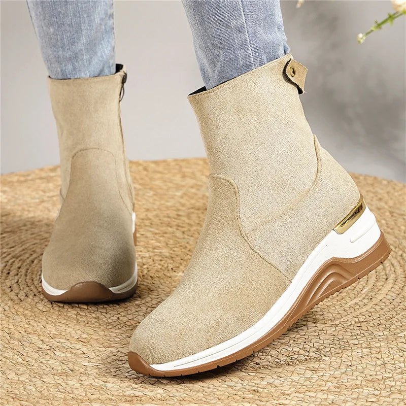 Elara Step Zip Boots