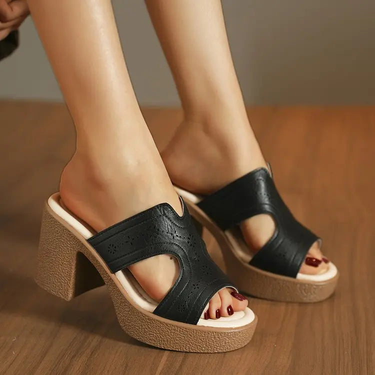 Brinley Leather Platforms