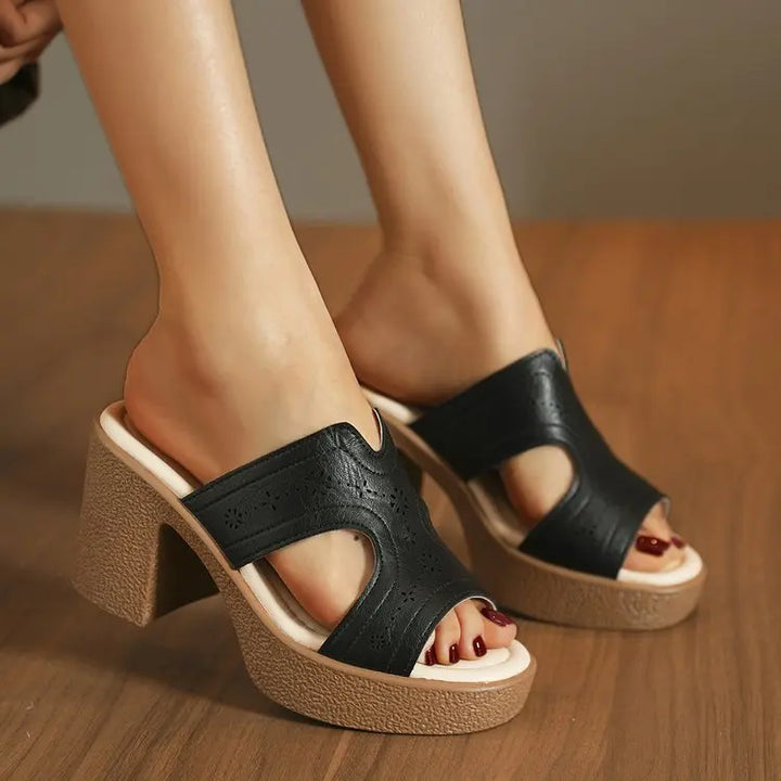 Brinley Leather Platforms