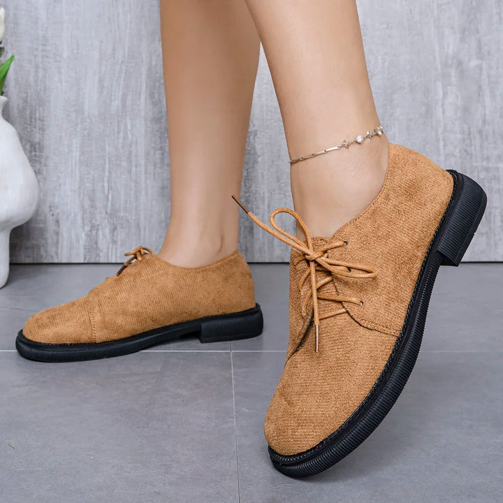 Elwood Lace Suede Flats