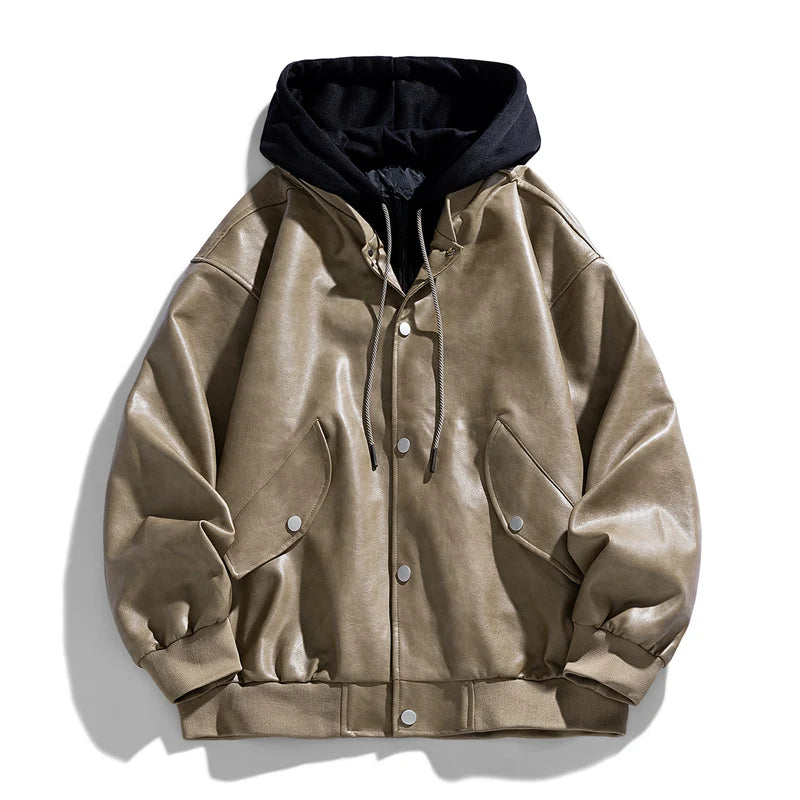 Ravaro Hooded Leather Jacket