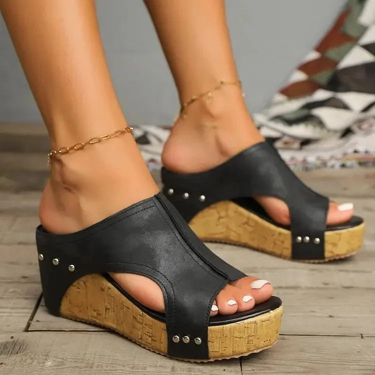 Soleia Cork Wedges