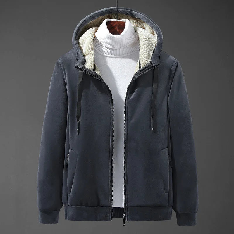 Hollis Sherpa-Lined Hooded Jacket