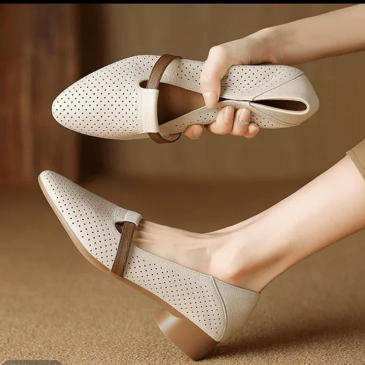 Calira Leather Heels