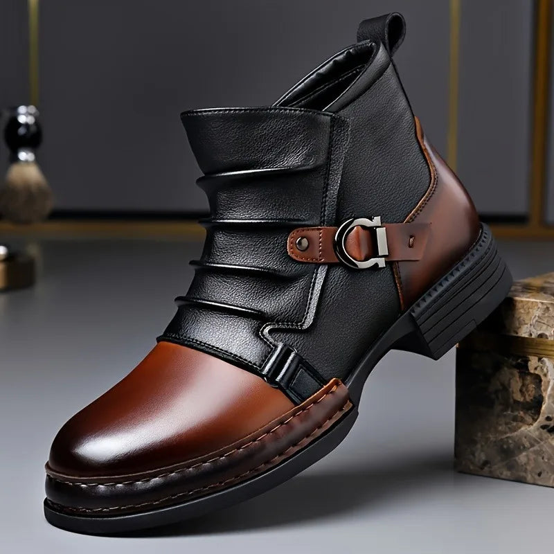 Rovello Buckle Ankle Boots