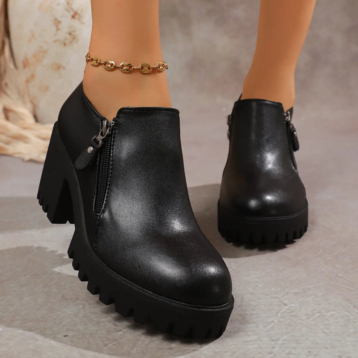 Ravella Forge Leather Heels