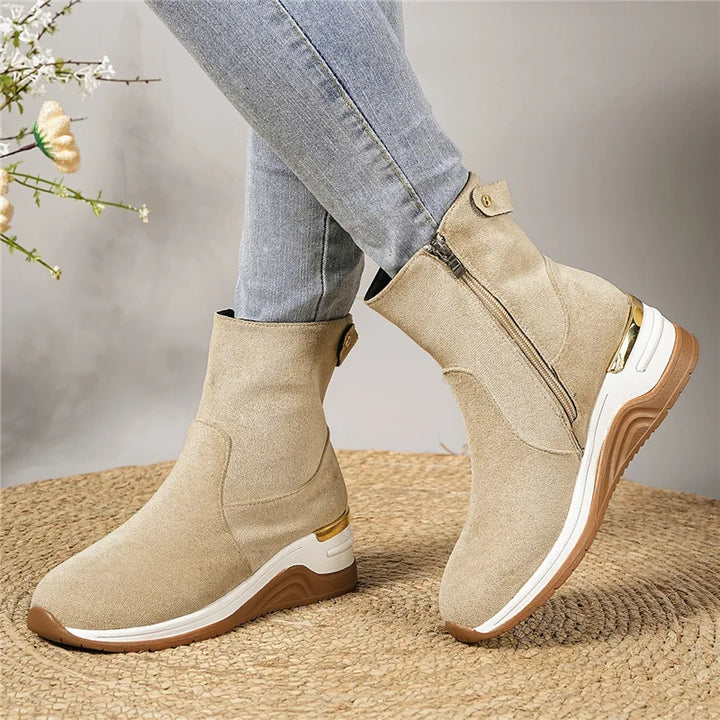 Elara Step Zip Boots