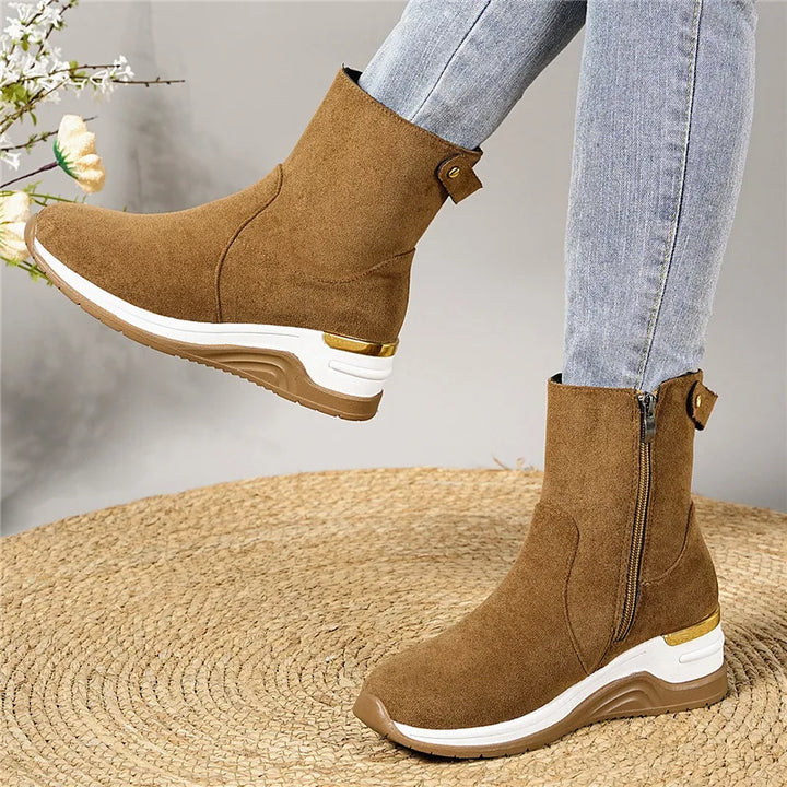Elara Step Zip Boots
