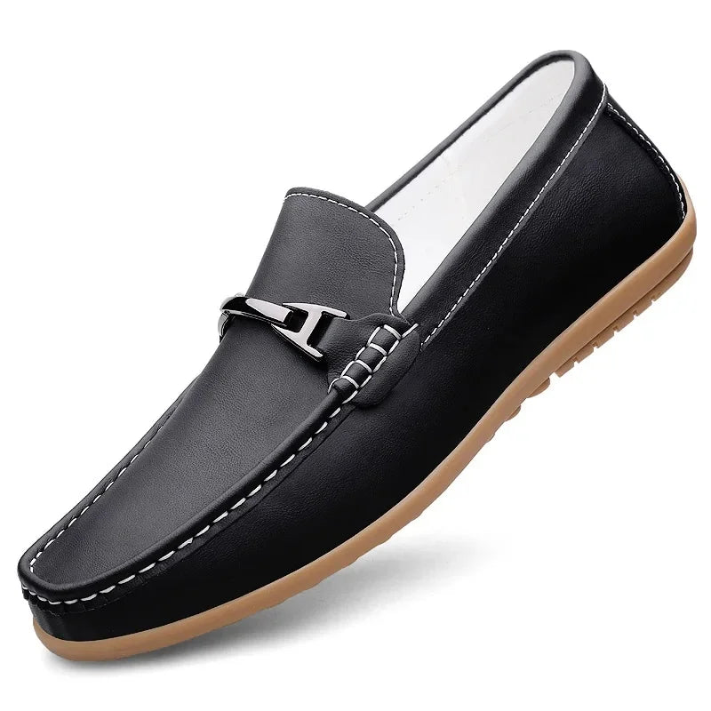Saviel Leather Loafers