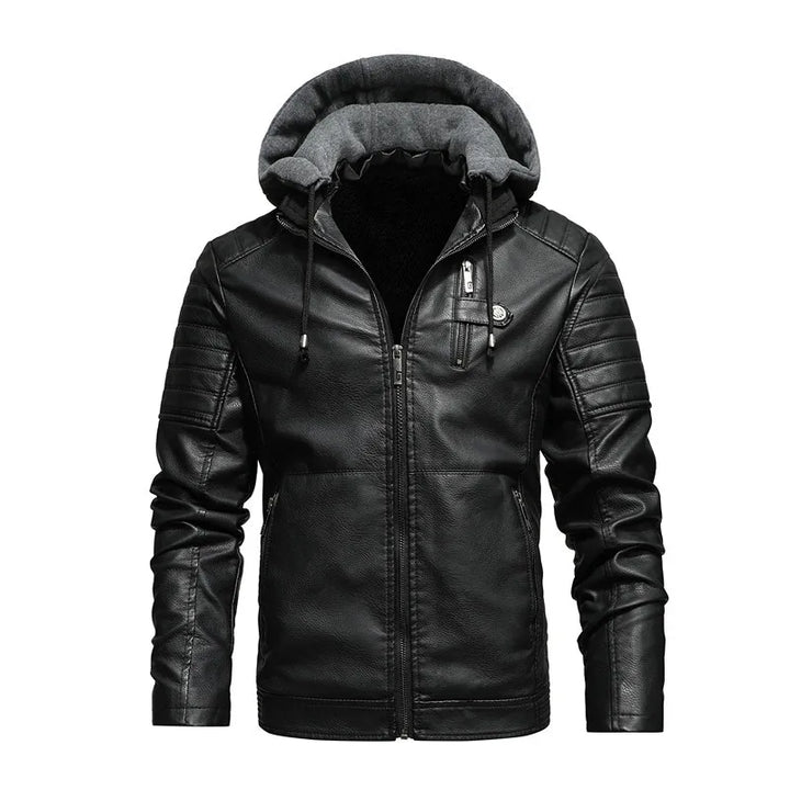 Rexton Hooded Leather Jacket