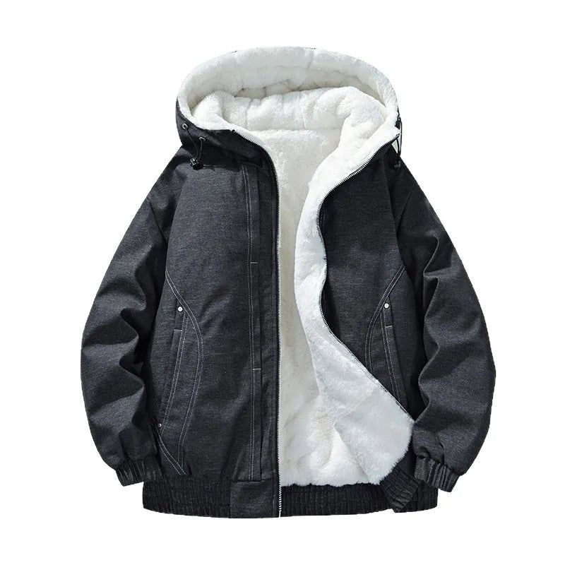 Calvin Fleece-Lined Hooded Jacket