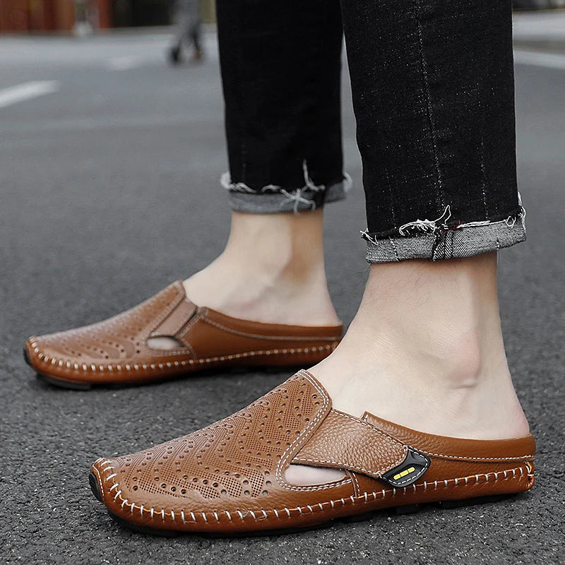 Vercaro Leather Mules