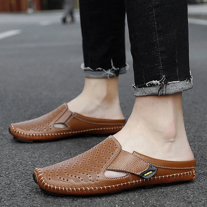 Vercaro Leather Mules