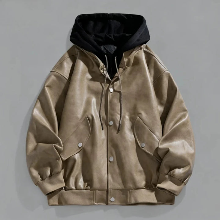 Ravaro Hooded Leather Jacket