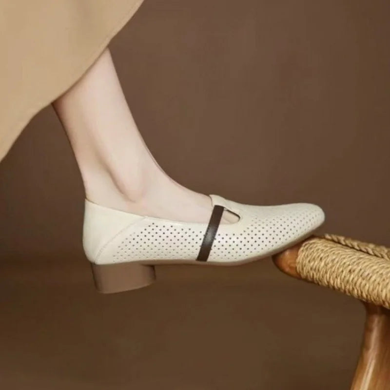 Calira Leather Heels