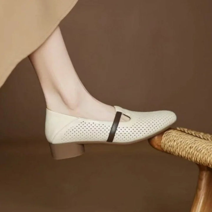 Calira Leather Heels
