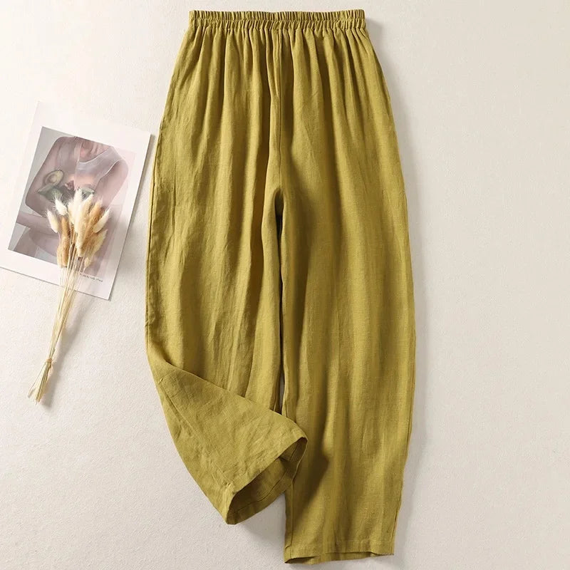 Solenna Linen Trousers