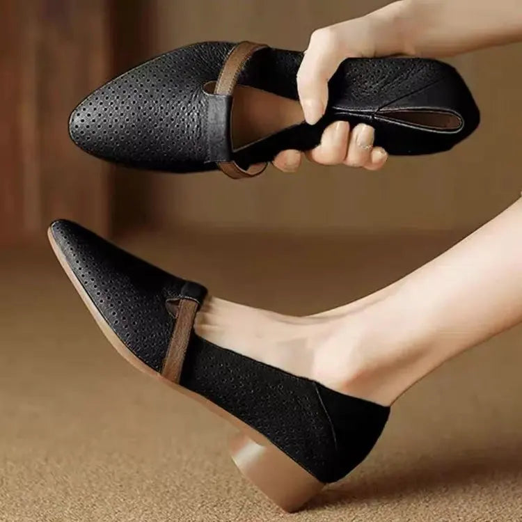 Calira Leather Heels