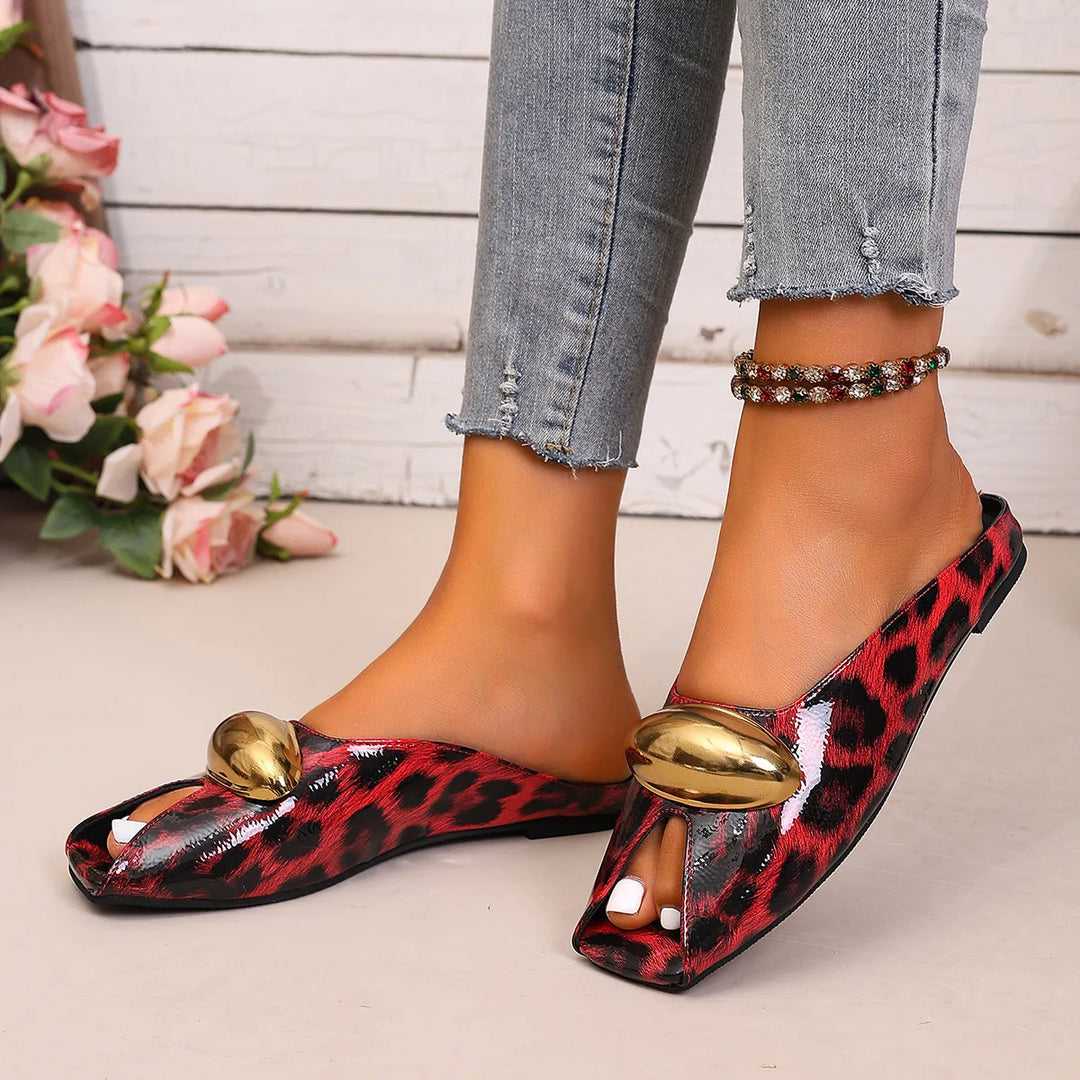 Zarella Leopard Mules