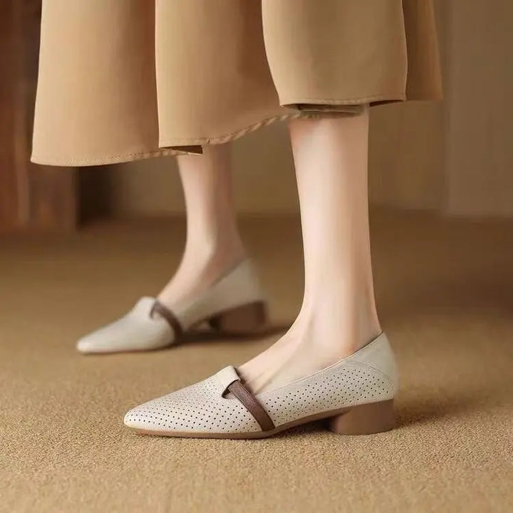 Calira Leather Heels