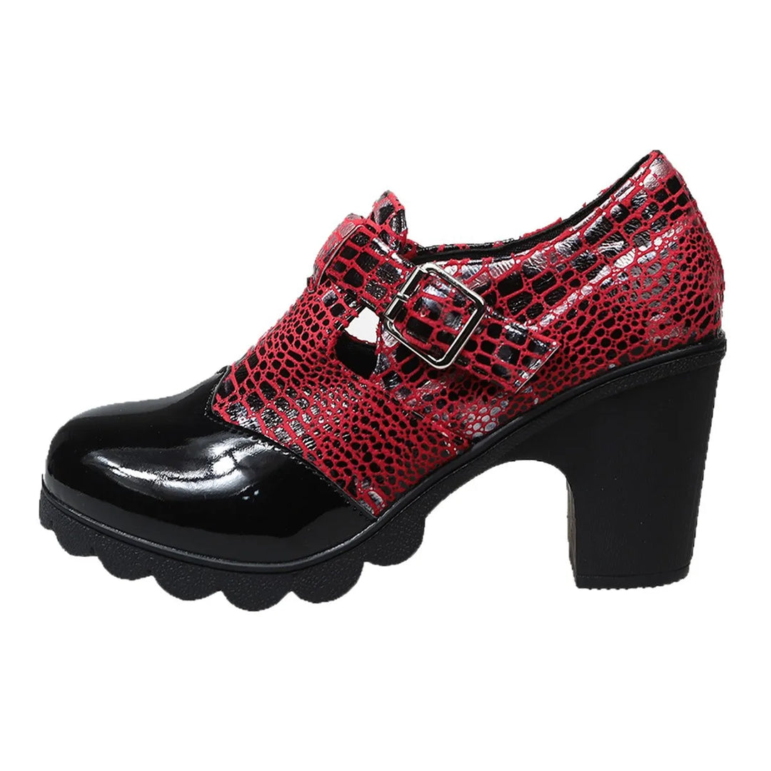 Valerra Croc Heels