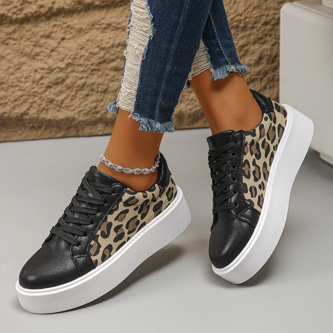 Savina Leopard Sneakers