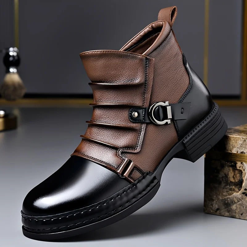 Rovello Buckle Ankle Boots