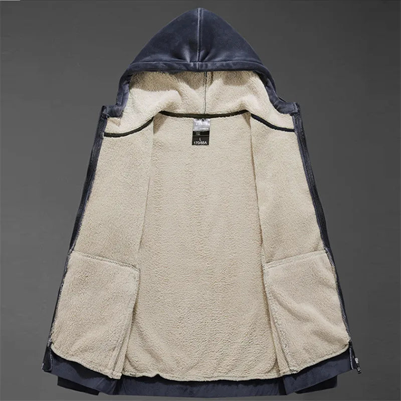 Hollis Sherpa-Lined Hooded Jacket