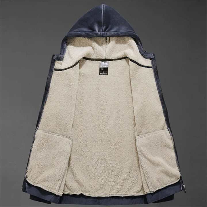 Hollis Sherpa-Lined Hooded Jacket
