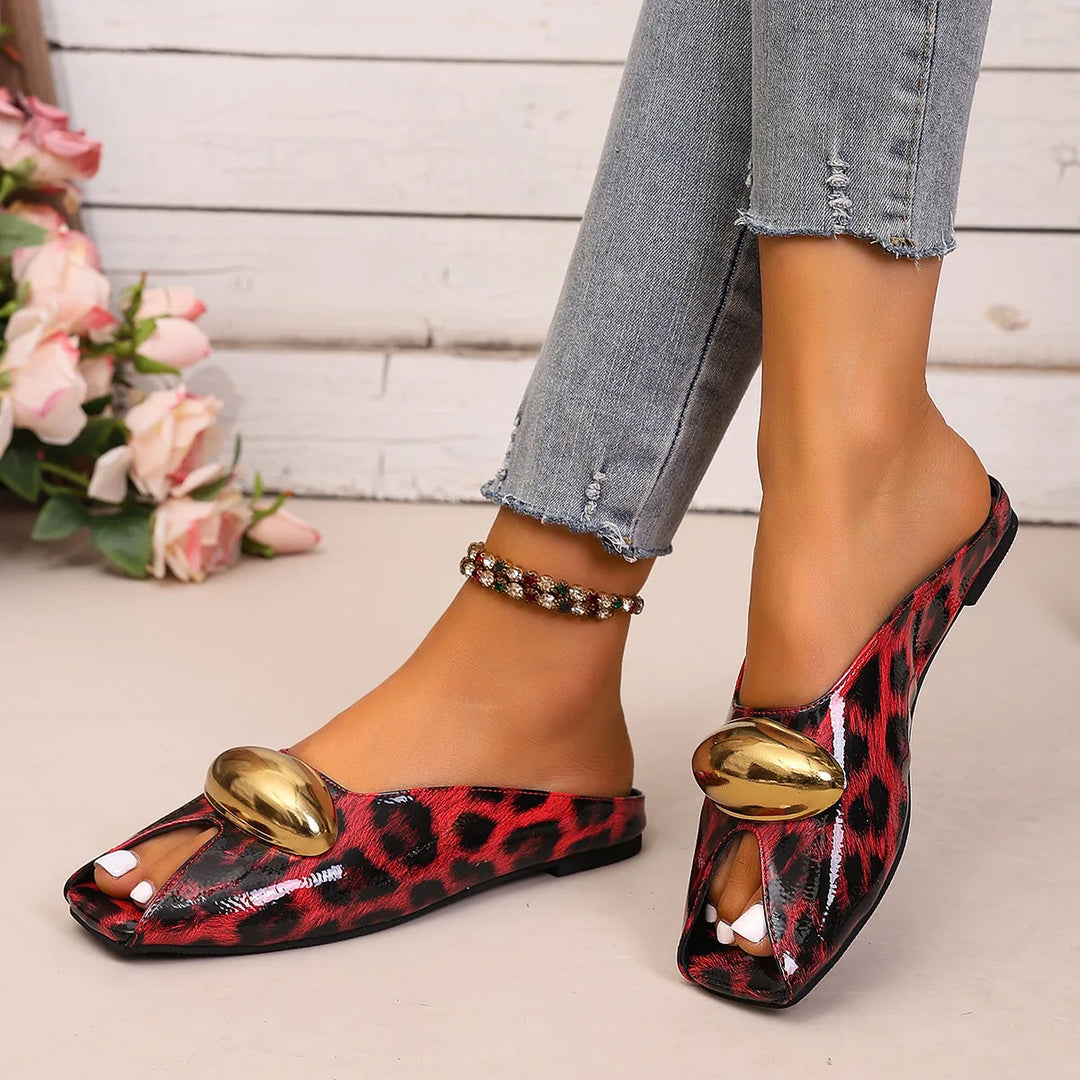 Zarella Leopard Mules