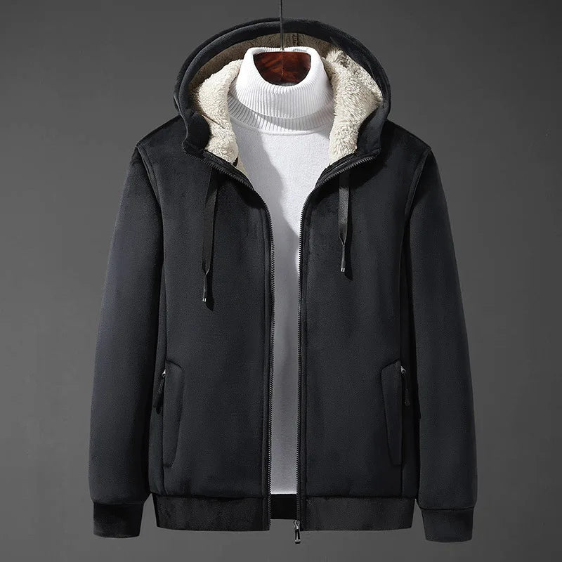 Hollis Sherpa-Lined Hooded Jacket