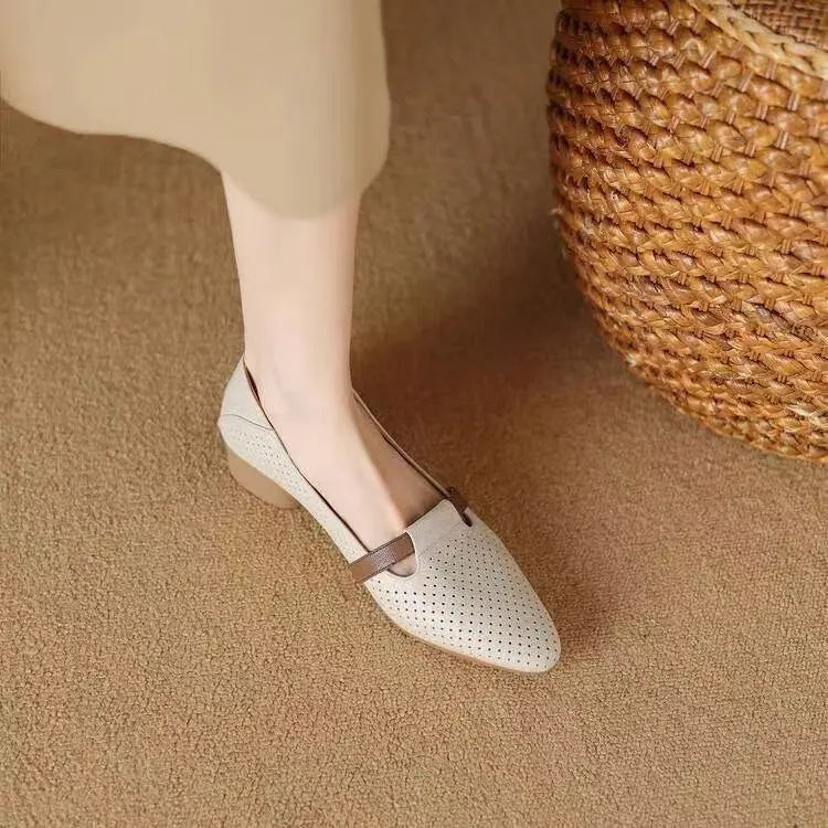 Calira Leather Heels