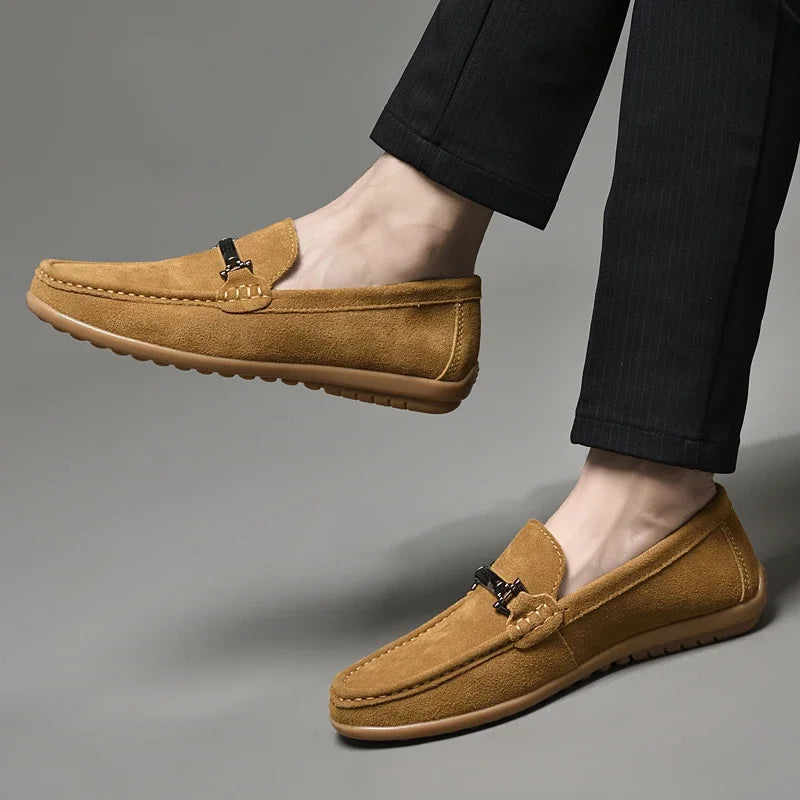 Savaro Suede Loafers