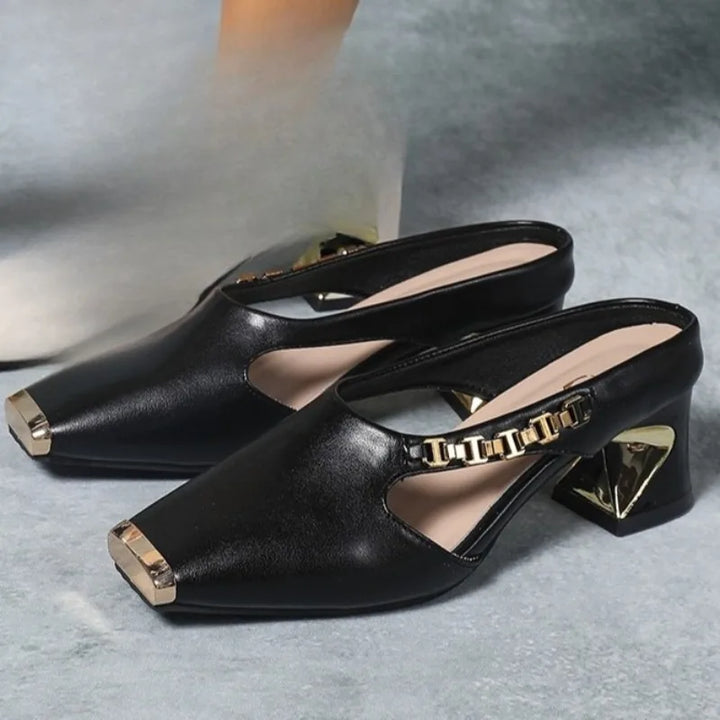 Marciana Metal Toe Heels
