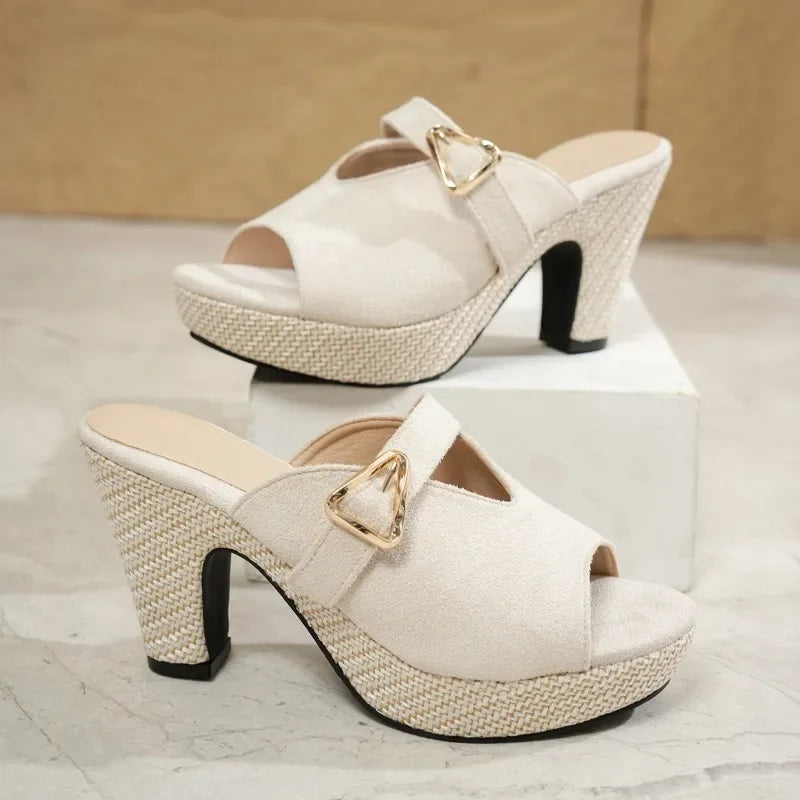 Alessia Platform Mules