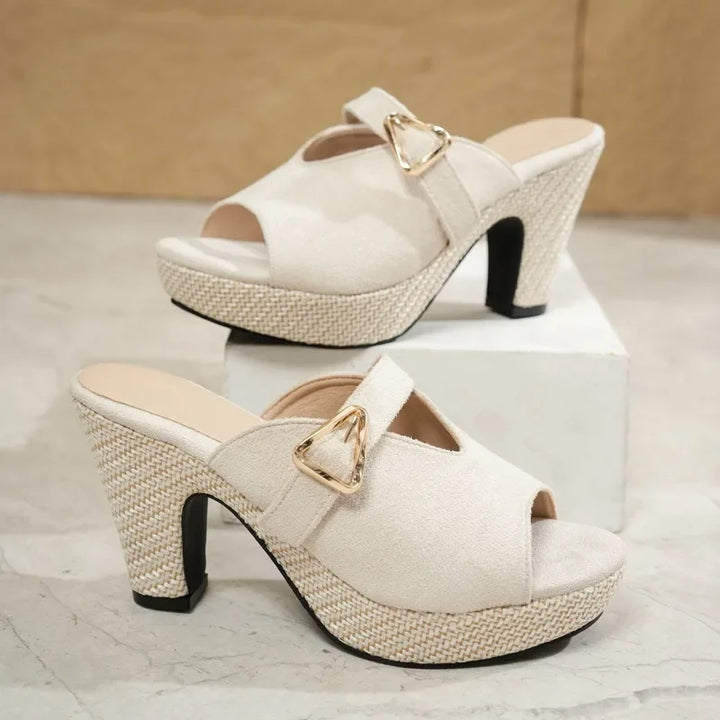 Alessia Platform Mules