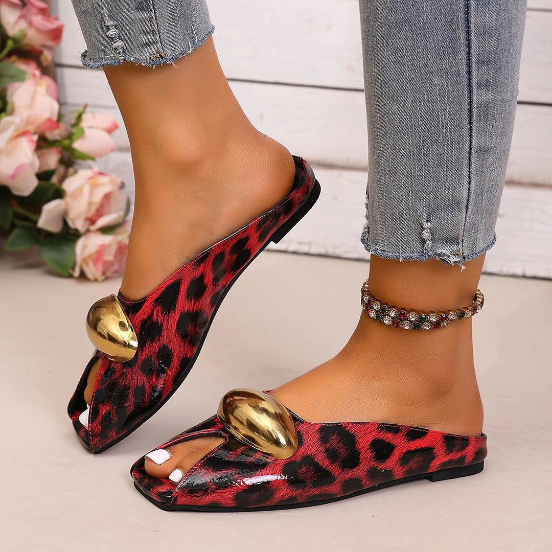 Zarella Leopard Mules