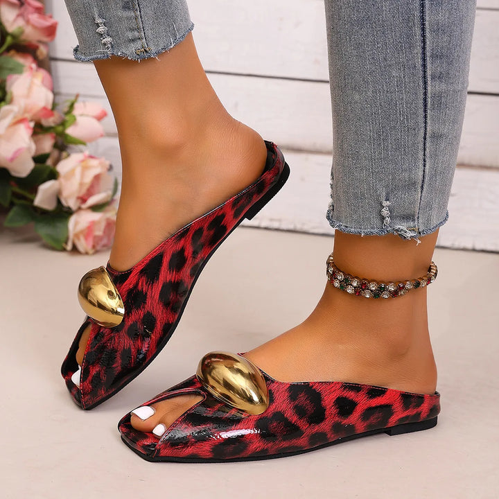 Zarella Leopard Mules