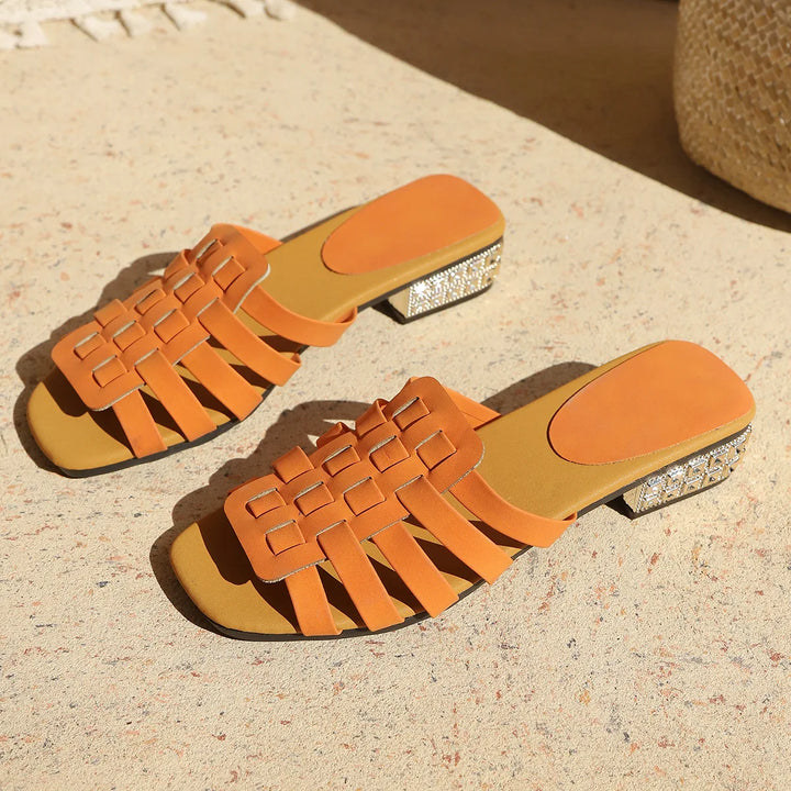 Arabella Woven Slides