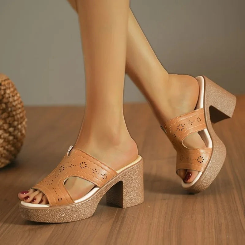 Brinley Leather Platforms