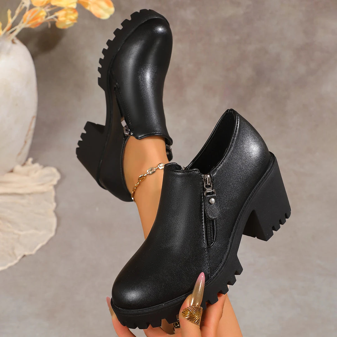 Ravella Forge Leather Heels